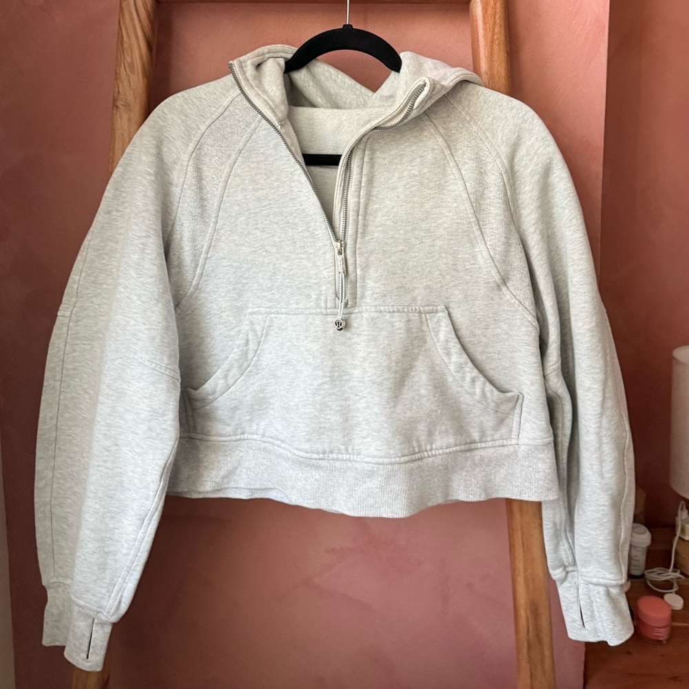 Lululemon Athletica Light Gray Women's Hoodie